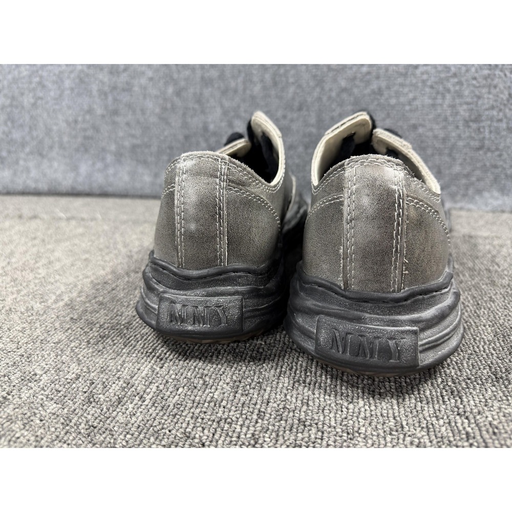 Maison Mihara Yasuhiro Shoes Mens 11 Gray Canvas Low Top Casual Sneakers Lace Up - Picture 14 of 15